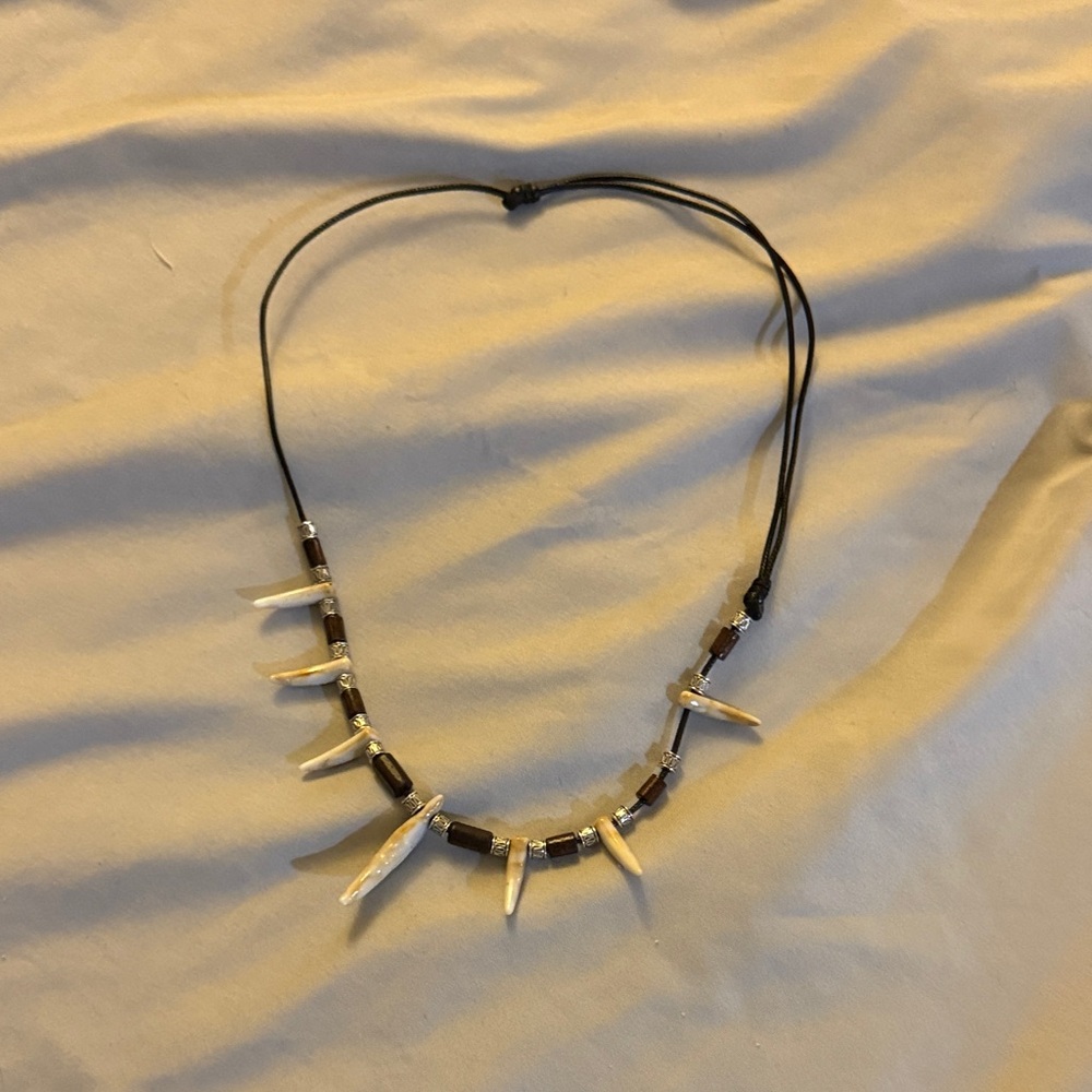 Elegant Black and Brown Beaded Necklace